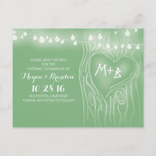 Cadena de árbol de luces guardar las postales de f