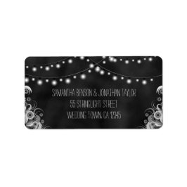 Cadena De Etiquetas De Boda Mediana De Los Cuadros