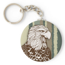 Cadena de llavero de águila
