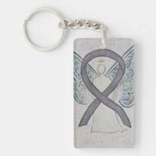 Cadena de llavero de ángel de la cinta de sensibil