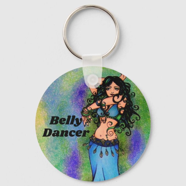 Cadena de llavero de bailarina de Belly Pisces (Anverso)