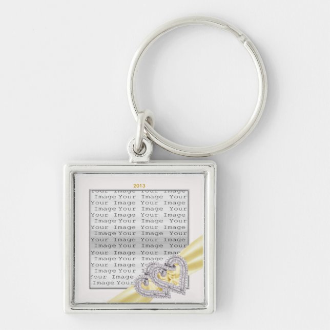 Cadena de llavero de cinta de limón de personaliza (Frente)