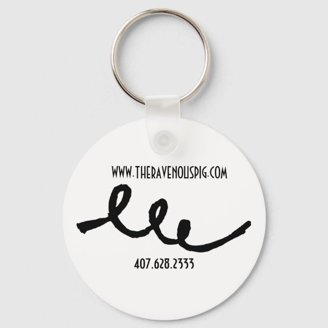 Cadena de llavero de cola de cerdo (Anverso)