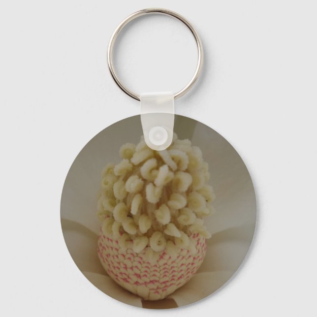 Cadena de llavero de flor de Magnolia (Anverso)