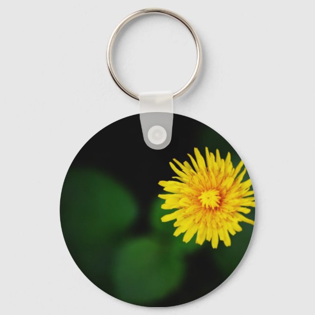 Cadena de llavero de flores de Dandelion (Anverso)