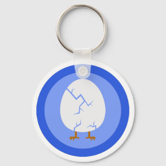 Cadena de llavero de huevo agrietado