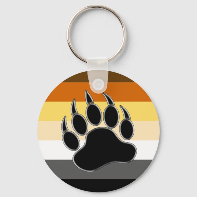 Cadena de llavero de la barra de tracción del oso  (Anverso)