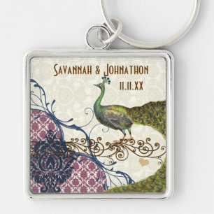 Cadena de llavero de mecha de frambuesa de la mari