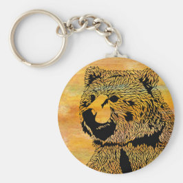 Cadena de llavero de oso