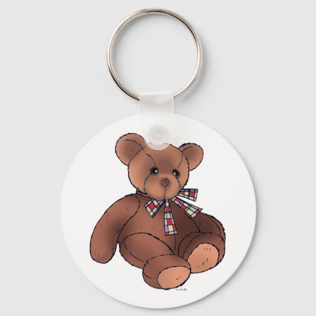 Cadena de llavero de oso de peluche (Anverso)