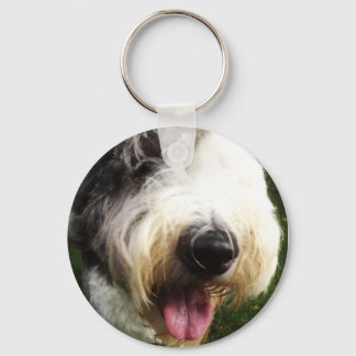 Cadena de llavero de Sheepdog inglesa antigua - Na