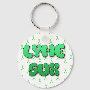 Cadena de llavero Lyme Sux