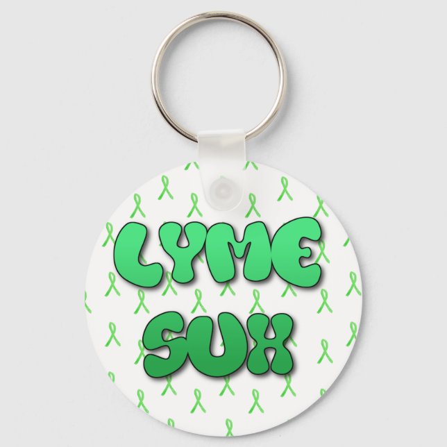 Cadena de llavero Lyme Sux (Anverso)