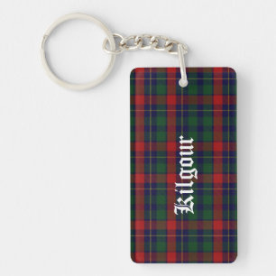 Cadena de llavero personalizada con tartán Kilgour