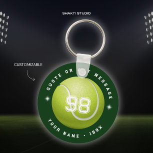 Cadena de llavero redonda de equipo deportivo de j