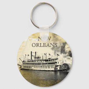 Cadena de llavero Stern de Nueva Orleans Vintage