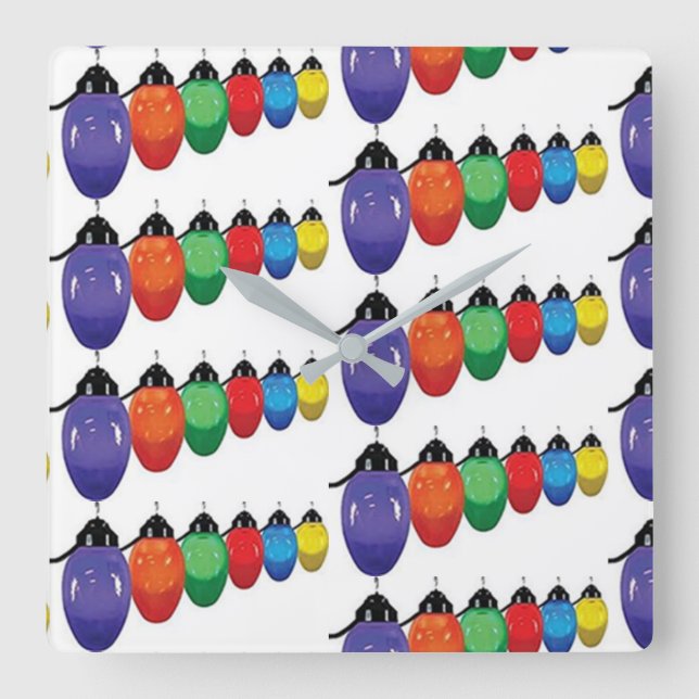 "CADENA DE LUCES DE VACACIONES" NAVIDADES RELOJ (Anverso)