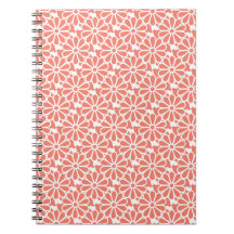 Cadena de margaritas - Cuaderno (Coral)