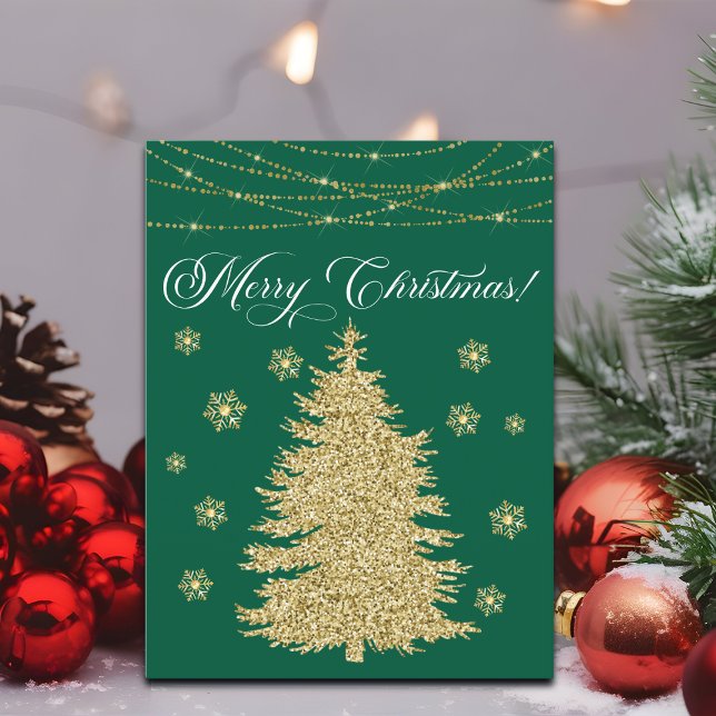 Cadena de oro Ilumina Árbol de Navidad Feliz Navid (Subido por el creador)