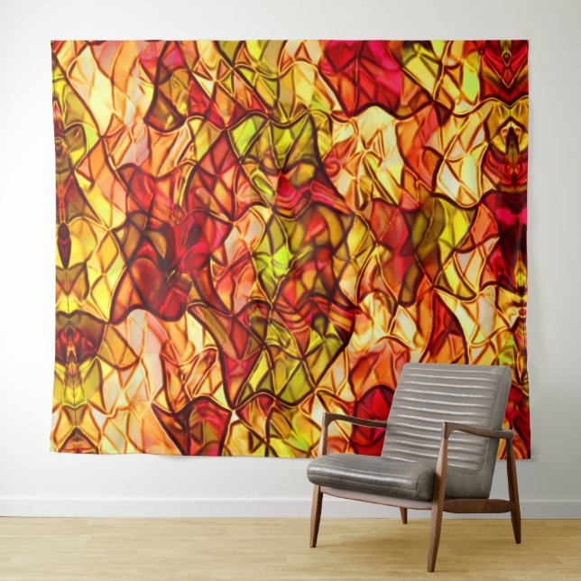 Cadenas cruzadas ocultas bajo tela de tela de tela (In situ (horizontal))