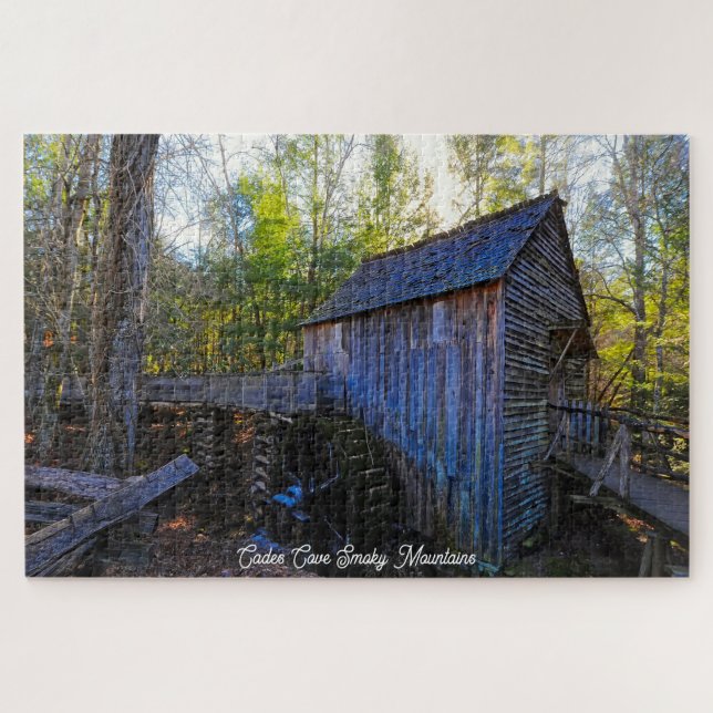 Cades Cove Smoky Mountains. Rompecabezas (Horizontal)