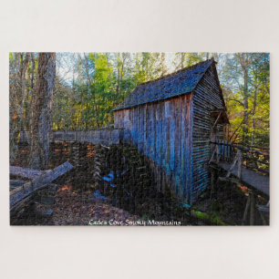 Cades Cove Smoky Mountains. Rompecabezas