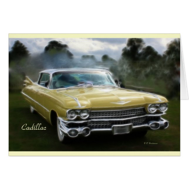 Cadillac amarillo (Anverso (Horizontal))