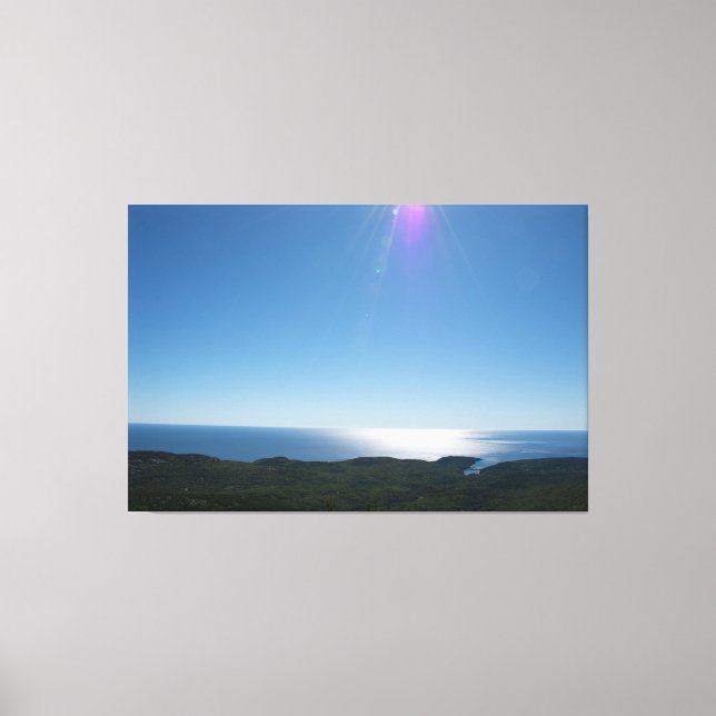 Cadillac Mountain 60" x 40", 1.5", Lienzo sencillo (Anverso)
