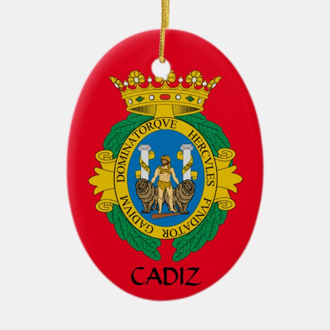 Cadiz*, ornamento del navidad de España (Frente)