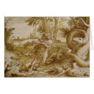 Cadmus alrededor para atacar un dragón