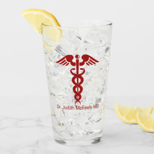 Caduceo de encargo de la enfermera o del médico