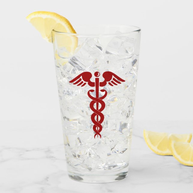 Caduceo de enfermera o médico (Anverso (hielo))