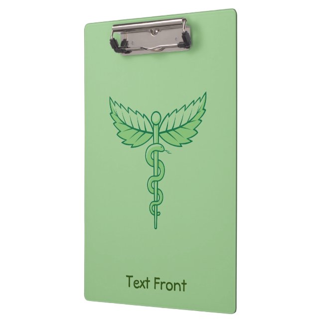 Caduceus con portapapeles de hojas (Izquierda)
