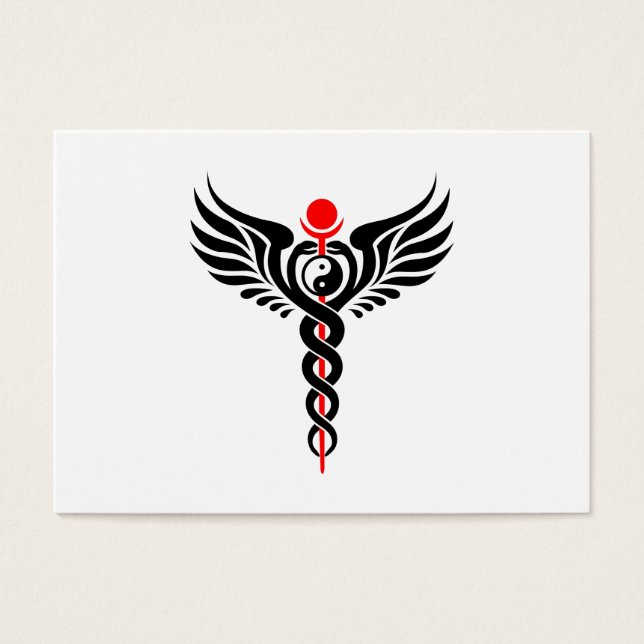 Caduceus - Yin Yang - Serpiente alada - Hermética (Frente)