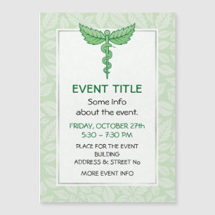 Caducto con fondo de hojas