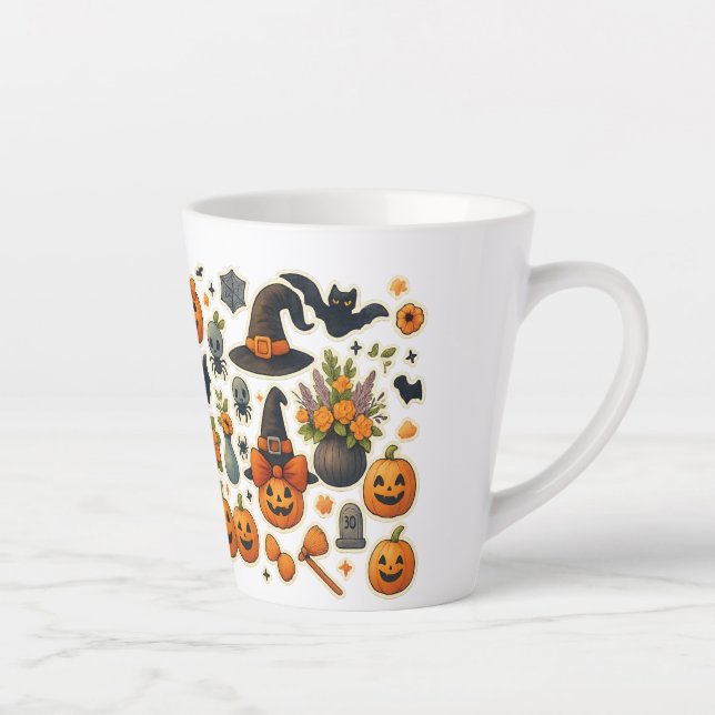 Cae de calabaza Sale de la taza de otoño (Derecha)