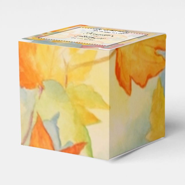 Cae deja caja de favores de boda gay (Costado Anverso)