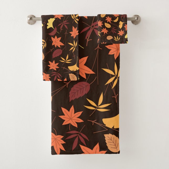Cae en hojas de otoño - (In situ)