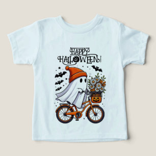 Cae fantasma de Halloween retro lindo