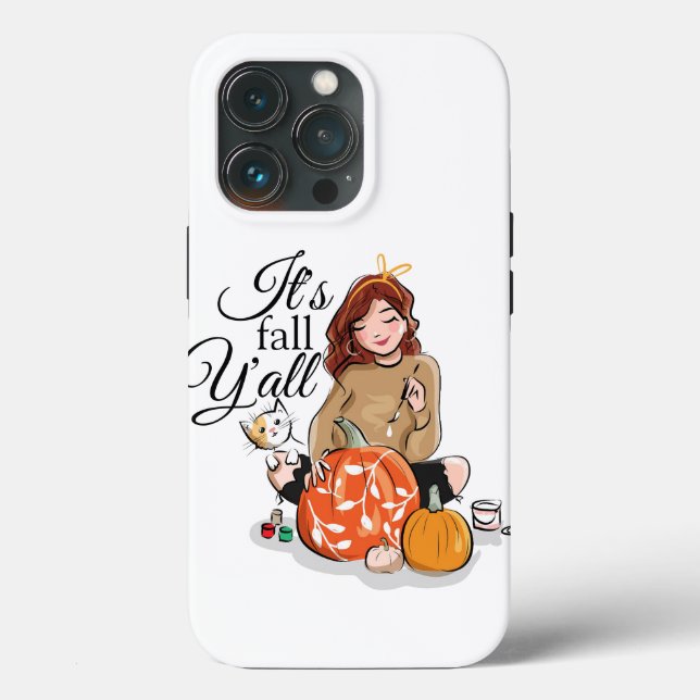 Cae Y'all iPhone 13 Pro Funda (Reverso )