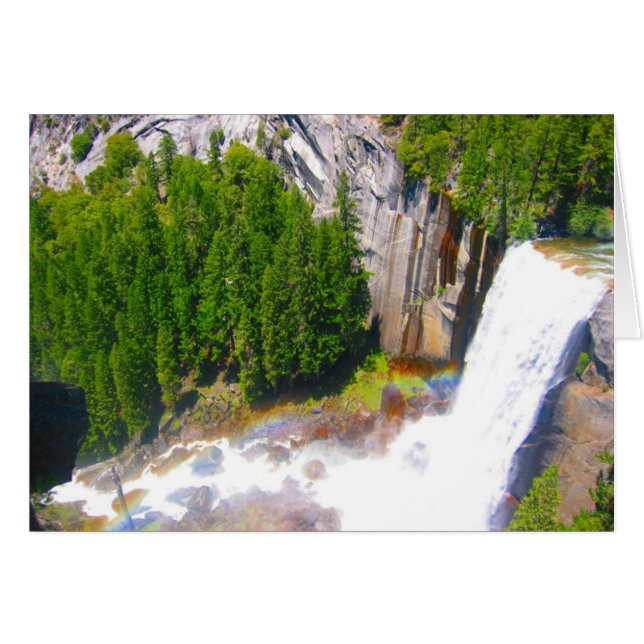 caen yosemitas con arco iris (Anverso (Horizontal))
