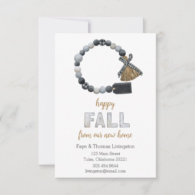 Caer a casa hemos movido la Invitación (Anverso)