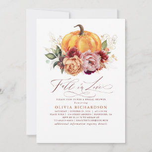 Caer en el amor Invitación a ducha de novia