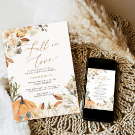 Caer en el amor Invitación a ducha de novia, calab