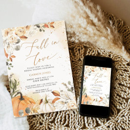 Caer en el amor Invitación a ducha de novia, calab