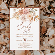 Caer en el amor Invitación a la ducha de novia