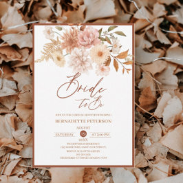 Caer en el amor Invitación a la ducha de novia