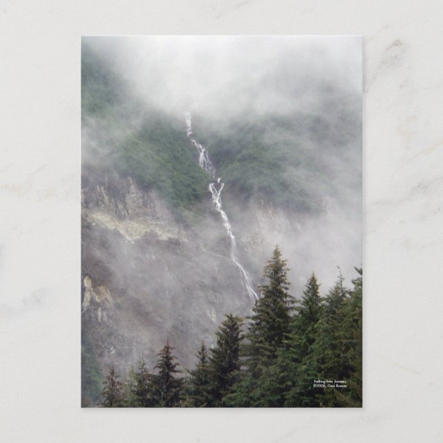 Caer en la postal de Juneau (Anverso)