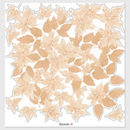 Caer en otoño deja al Pegatina de vinilo corte Per