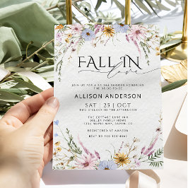 Caer Enamorada Flores Silvestres Invitación A La D